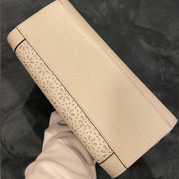 Kate Spade Romy Perri Lane Leather Tote Wkru3192 Cremadevie 288 Vintage - Picture 6 of 7